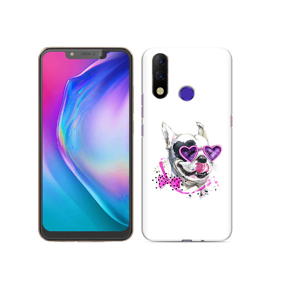 

Чехол MyPads Tocco для Tecno Spark 3 Pro акварельный пёс, Прозрачный, Tocco