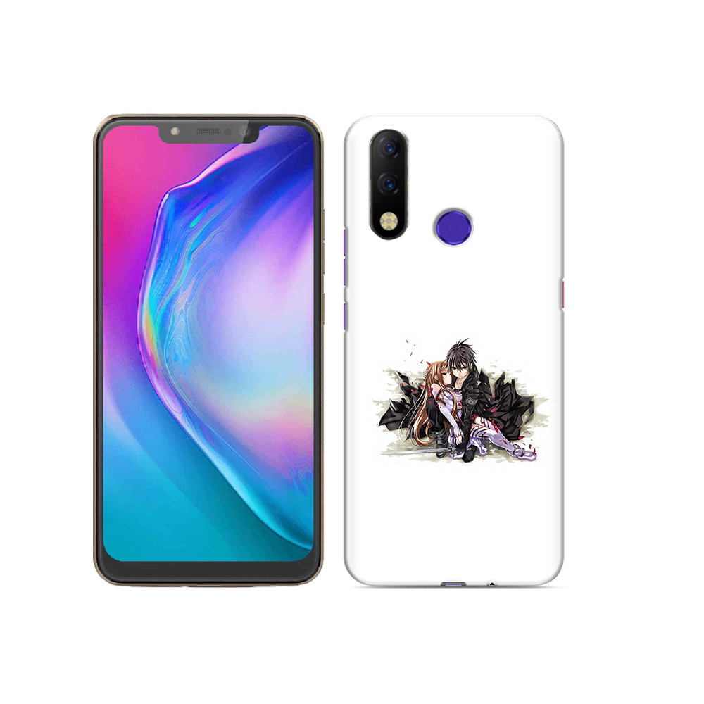 

Чехол MyPads Tocco для Tecno Spark 3 Pro аниме асуна, Прозрачный, Tocco