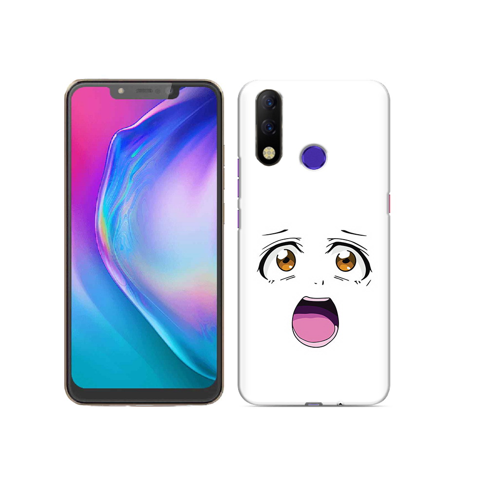 

Чехол MyPads Tocco для Tecno Spark 3 Pro аниме лицо, Прозрачный, Tocco