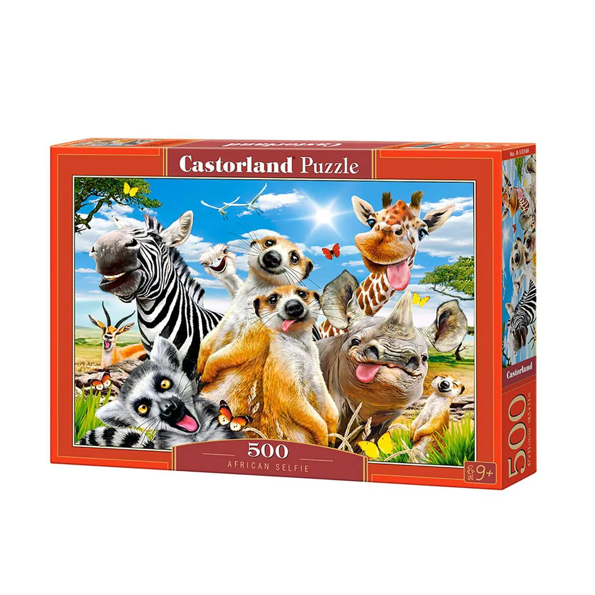 Пазлы Африканское селфи 500 элементов Кастор
