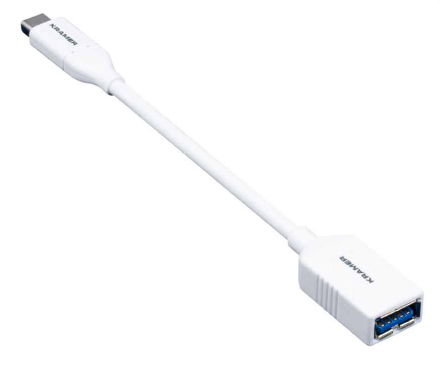 

Переходник Kramer USB Type-C - USB Type-A вилка-розетка м (ADC-USB31/CAE) белый