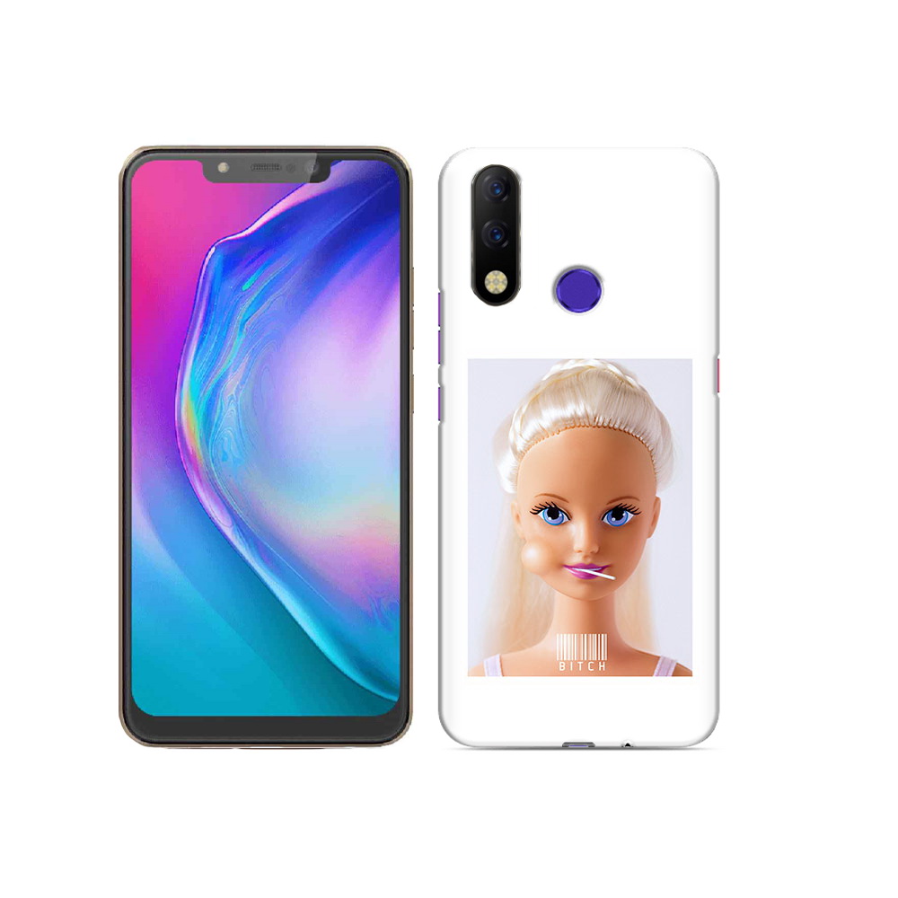 

Чехол MyPads Tocco для Tecno Spark 3 Pro барби, Прозрачный, Tocco