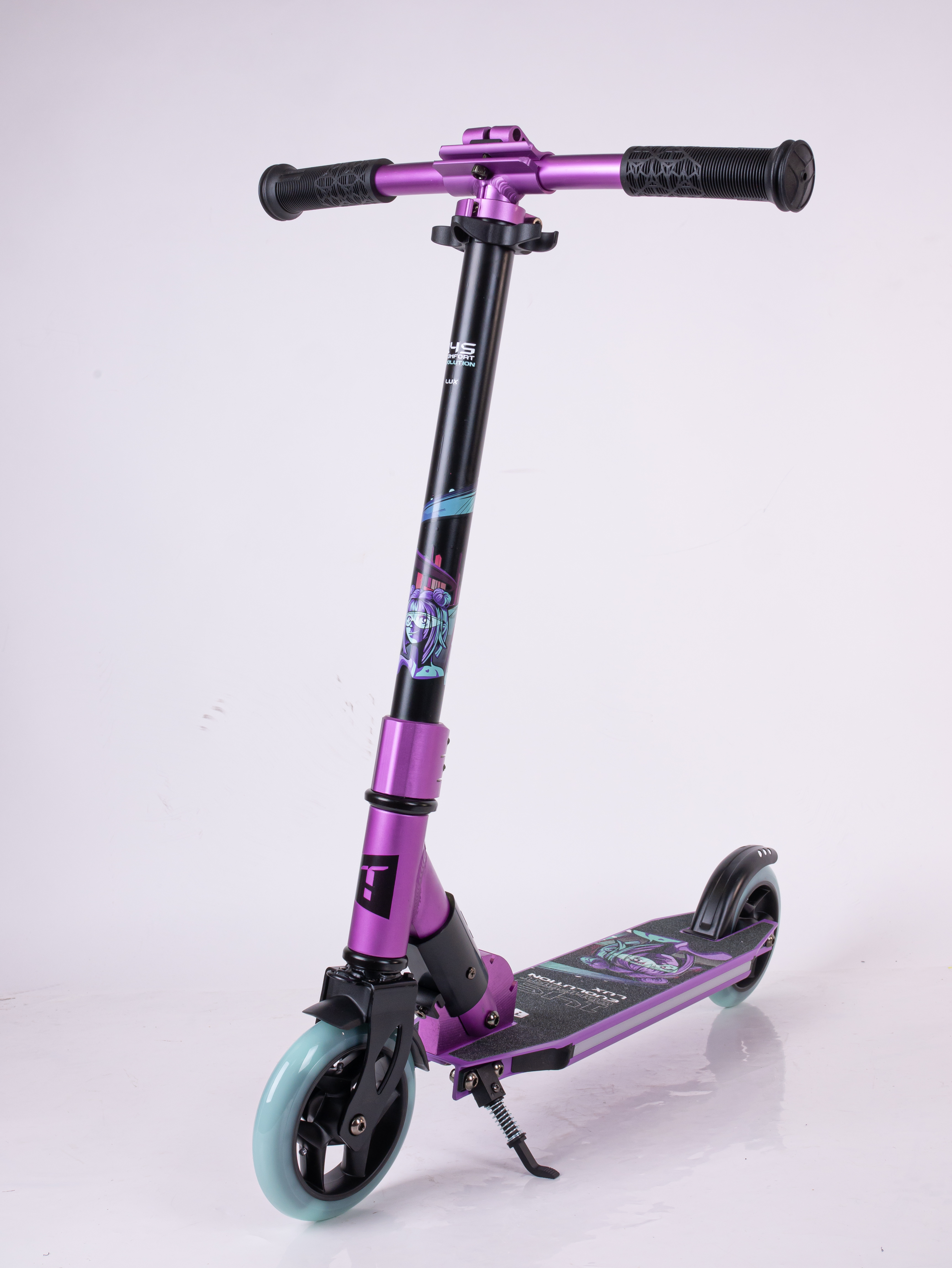 

Самокат Tech Team Comfort Evolution LUX 145 Фиолетовый, Comfort Evolution LUX 145