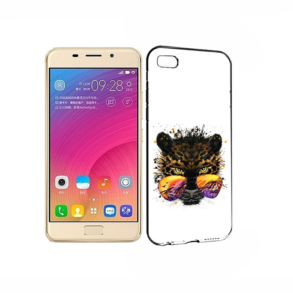 Чехол MyPads Tocco для Asus ZenFone 3S Max тропический леопард