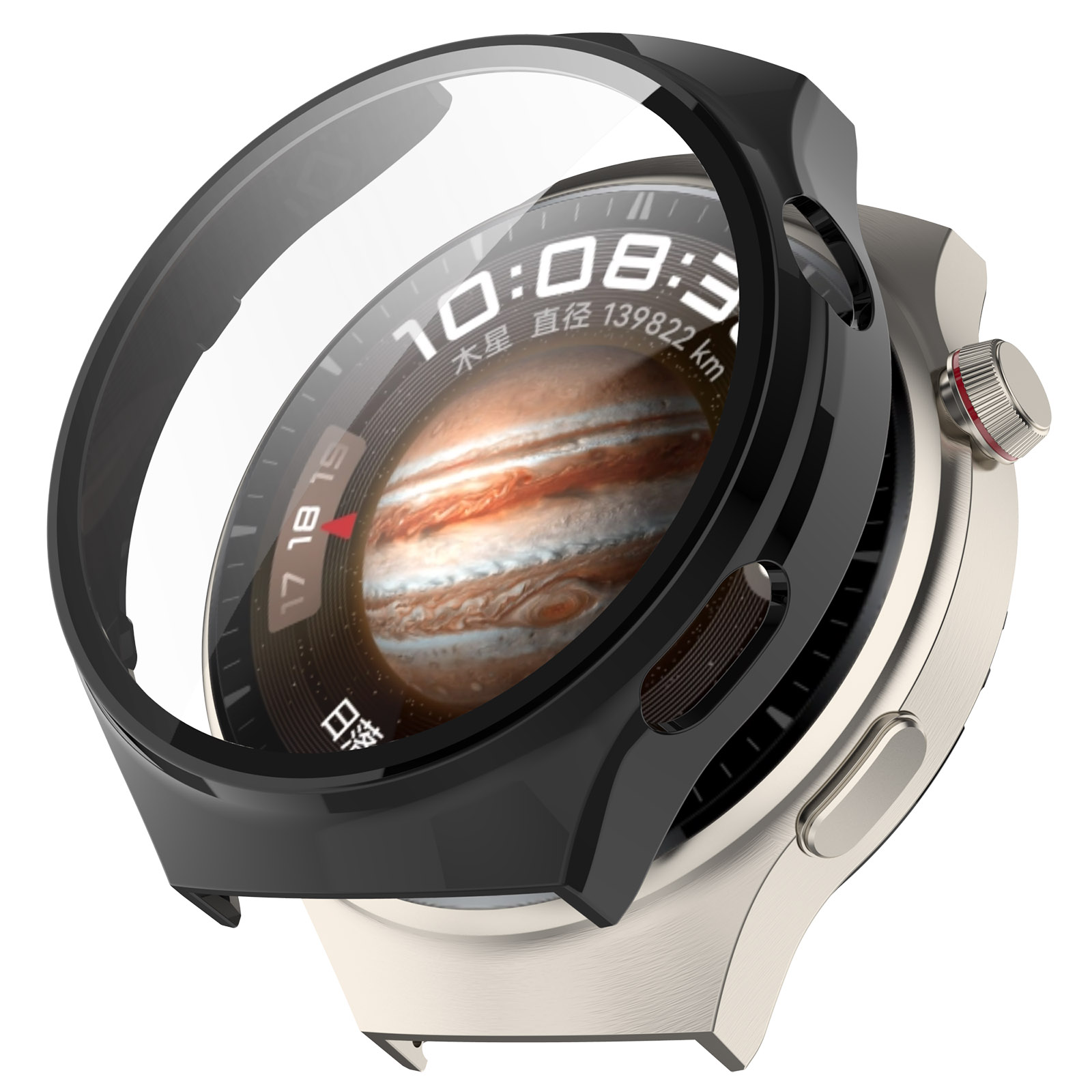 

Защитное стекло для Huawei Watch 4 Pro, черное, Черный, Huawei Watch 4 Pro