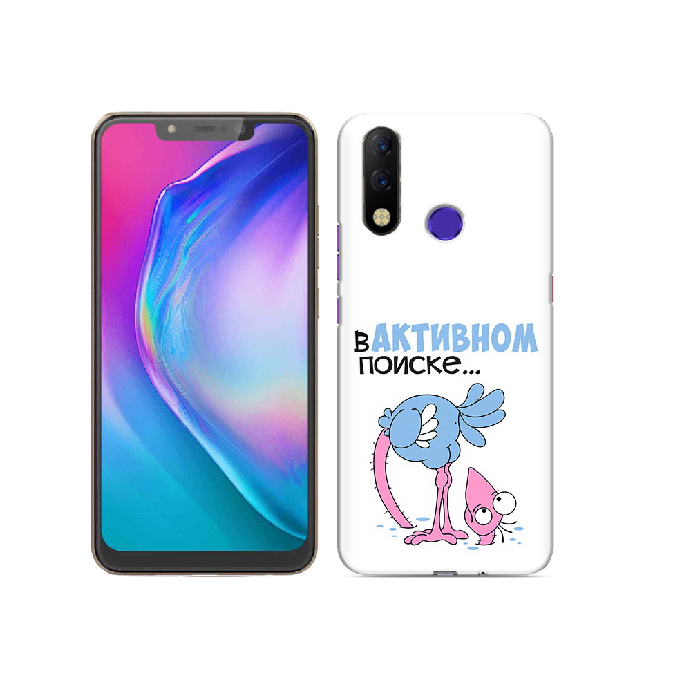 

Чехол MyPads Tocco для Tecno Spark 3 Pro в активном поиске, Прозрачный, Tocco