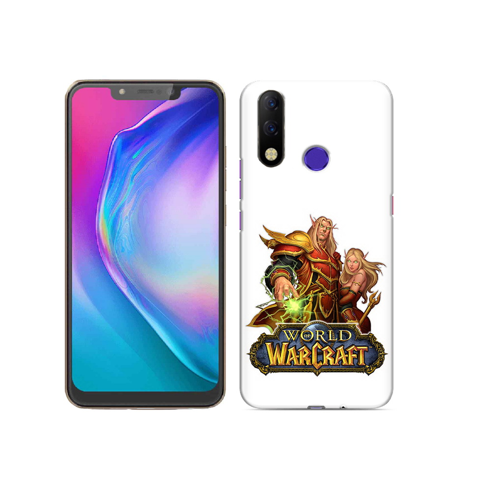 

Чехол MyPads Tocco для Tecno Spark 3 Pro варкрафт2, Прозрачный, Tocco
