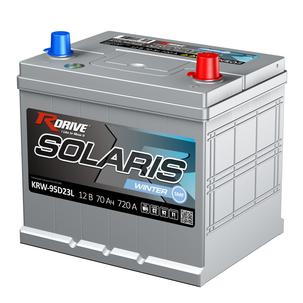 

Аккумулятор RDRIVE SOLARIS 95D23L, 95D23L