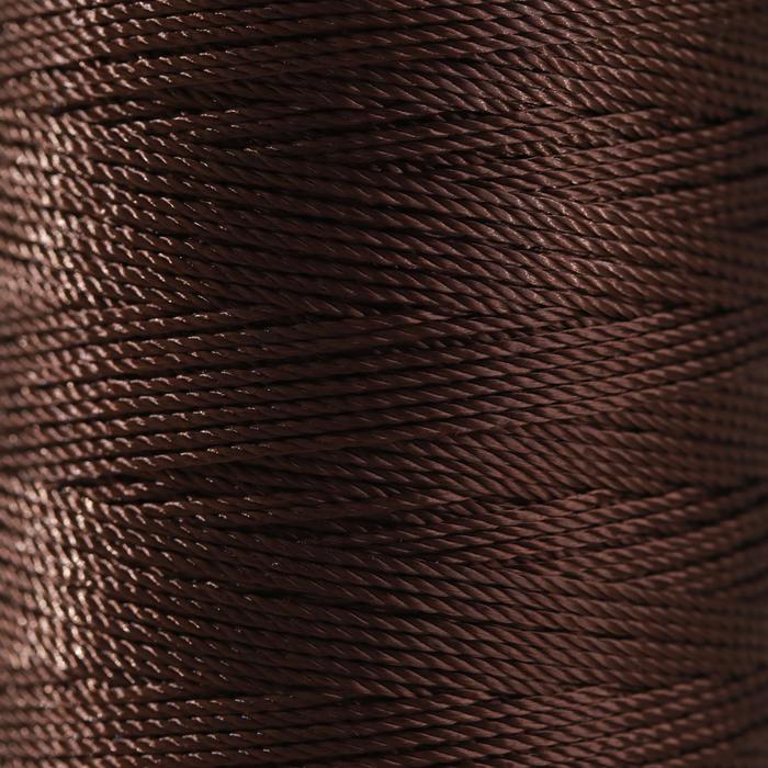 фото Нитки обувные 1000d/3 183 м цвет тёмно-коричневый micron