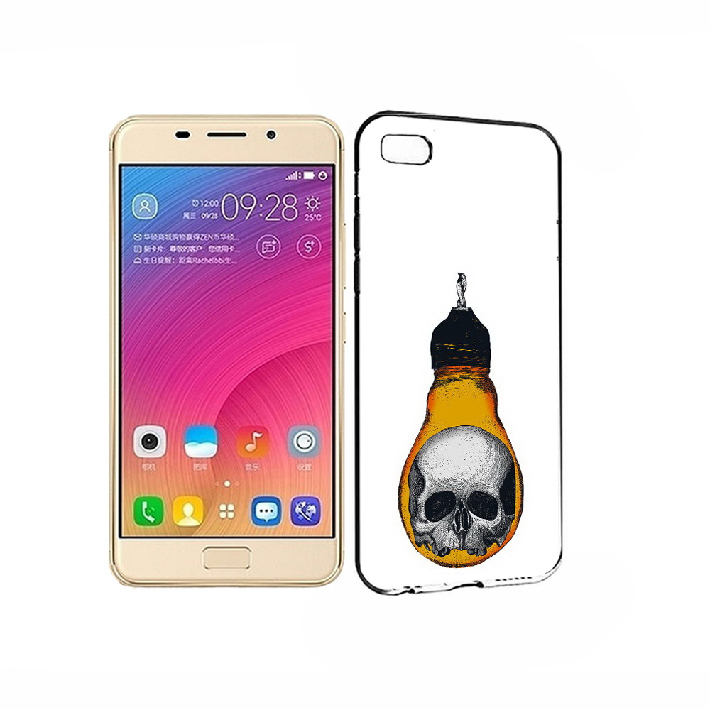 

Чехол MyPads Tocco для Asus ZenFone 3S Max череп в лампочке, Прозрачный, Tocco