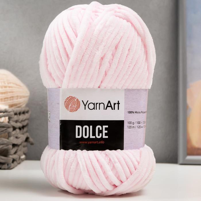 

Пряжа для вязания YarnArt Dolce 100% микрополиэстер 120м/100гр 781 телесный, Розовый