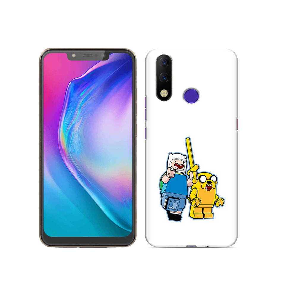 

Чехол MyPads Tocco для Tecno Spark 3 Pro время приключений лего, Прозрачный, Tocco