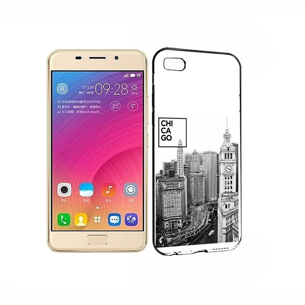

Чехол MyPads Tocco для Asus ZenFone 3S Max черно белый чикаго, Прозрачный, Tocco