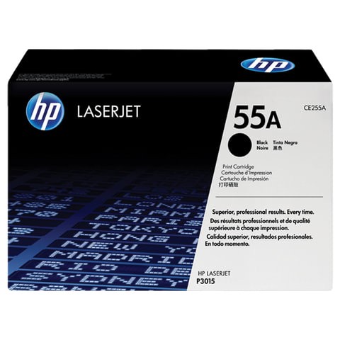 

Картридж для лазерного принтера HP CE255A, Black, оригинал, Черный