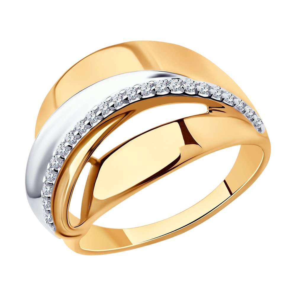 

Кольцо из серебра с фианитом р. 19 Diamant 93-110-00419-1, 93-110-00419-1
