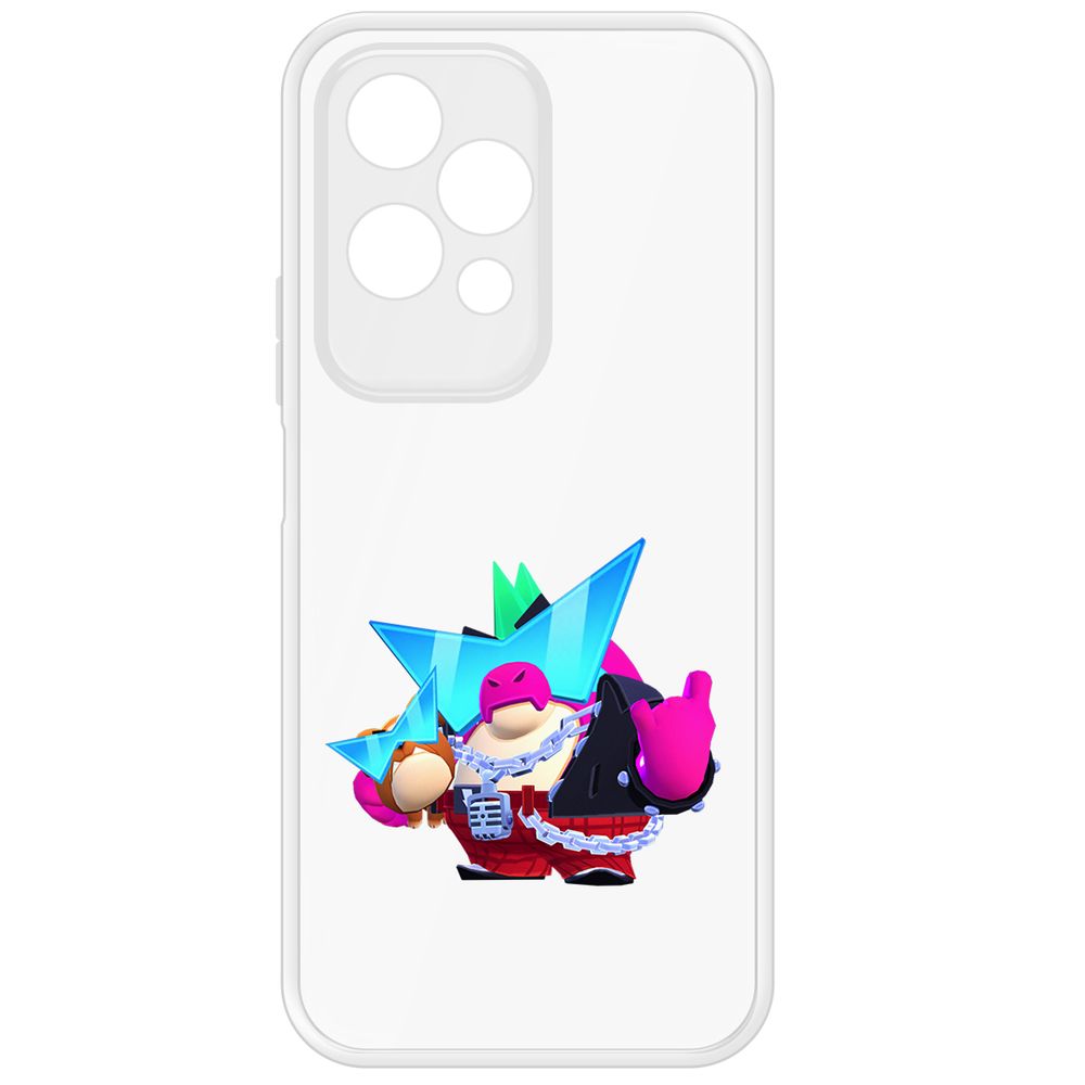 

Чехол-накладка Krutoff Clear Case Brawl Stars-Плохиш Базз для Honor 200 Lite, Прозрачный