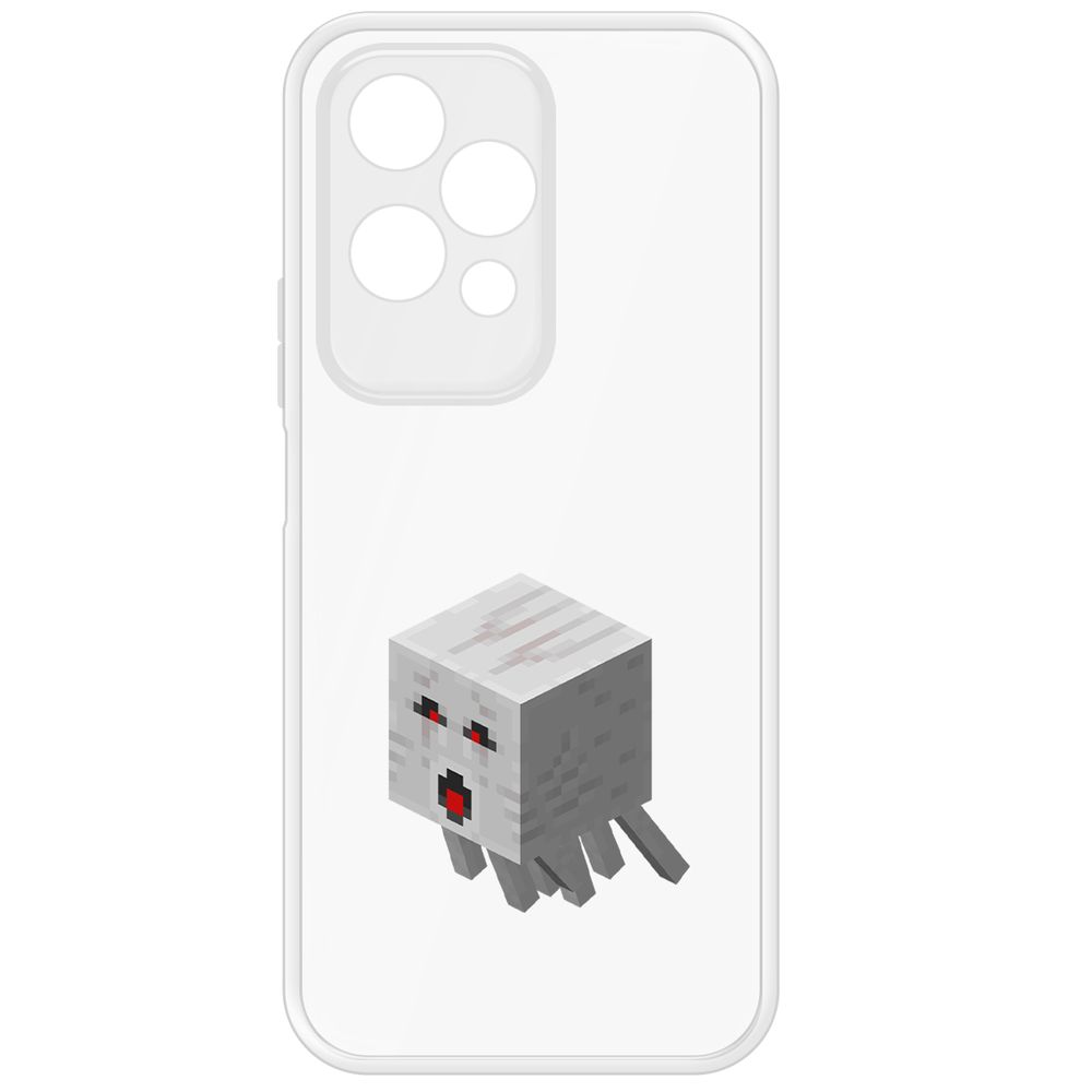 

Чехол-накладка Krutoff Clear Case Minecraft-Гаст для Honor 200 Lite, Прозрачный