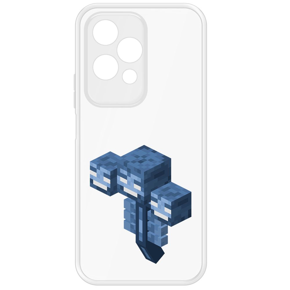 

Чехол-накладка Krutoff Clear Case Minecraft-Иссушитель для Honor 200 Lite, Прозрачный