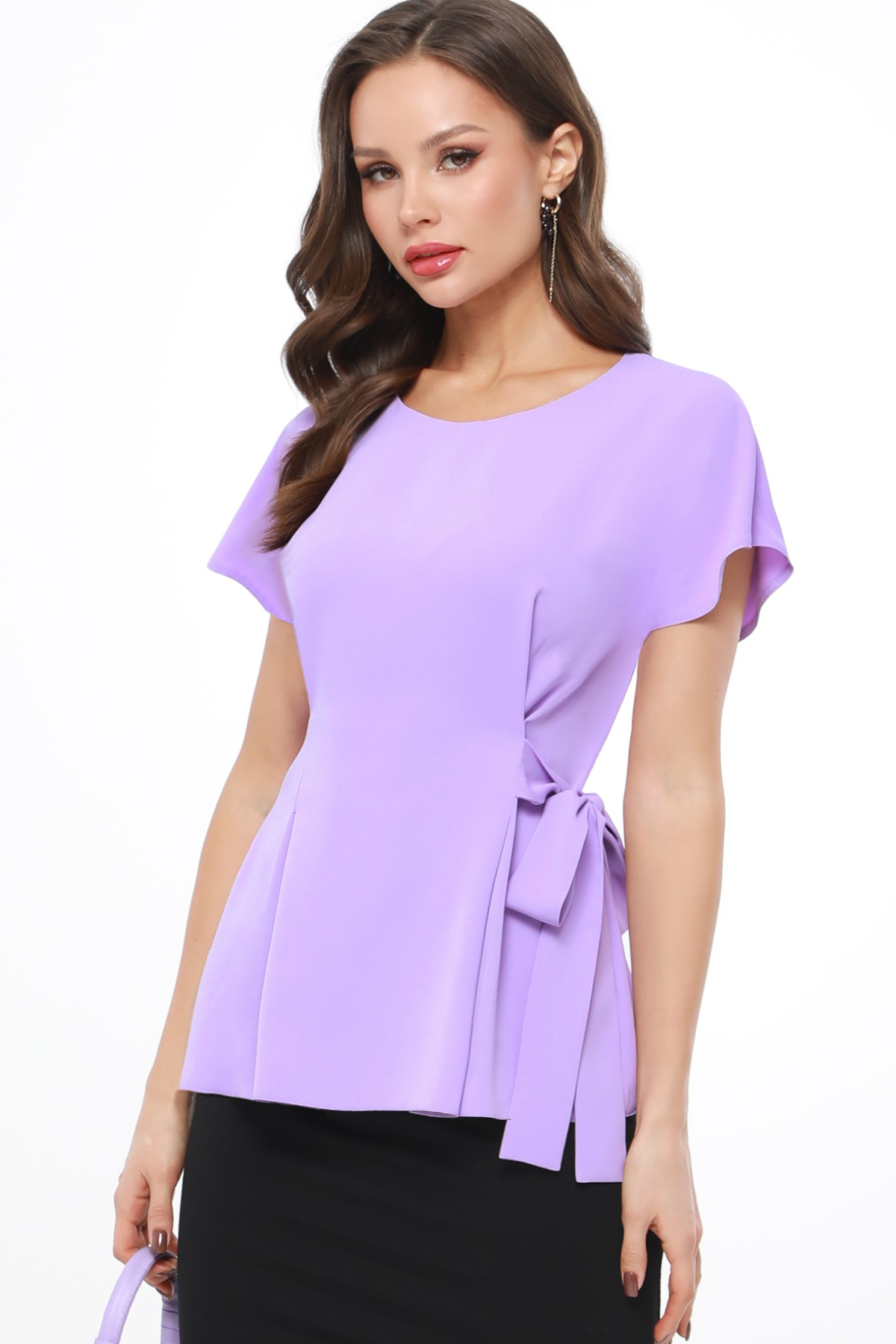 Блуза женская DSTrend Ирма фиолетовая 48 RU