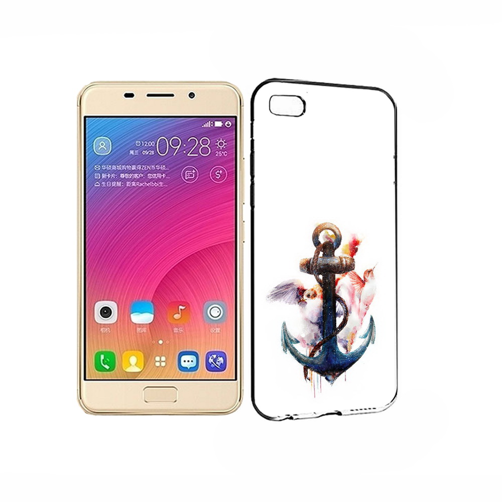 

Чехол MyPads Tocco для Asus ZenFone 3S Max якорь с птицами, Прозрачный, Tocco