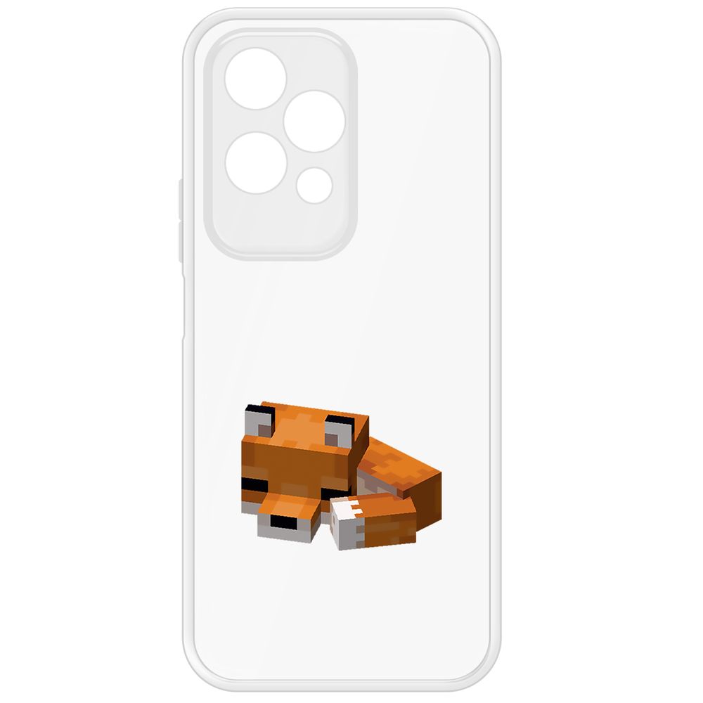 

Чехол-накладка Krutoff Clear Case Minecraft-Спящий Лисенок для Honor 200 Lite, Прозрачный