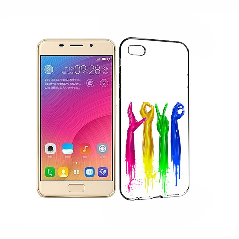 

Чехол MyPads Tocco для Asus ZenFone 3S Max яркие руки love, Прозрачный, Tocco