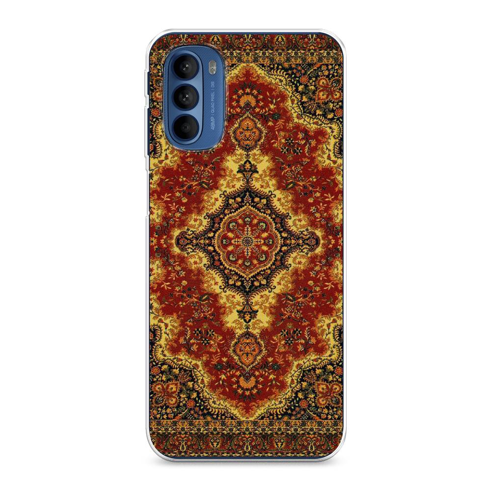 

Чехол на Motorola Moto G31 "Ковер", Коричневый;золотистый;красный, 242550-3