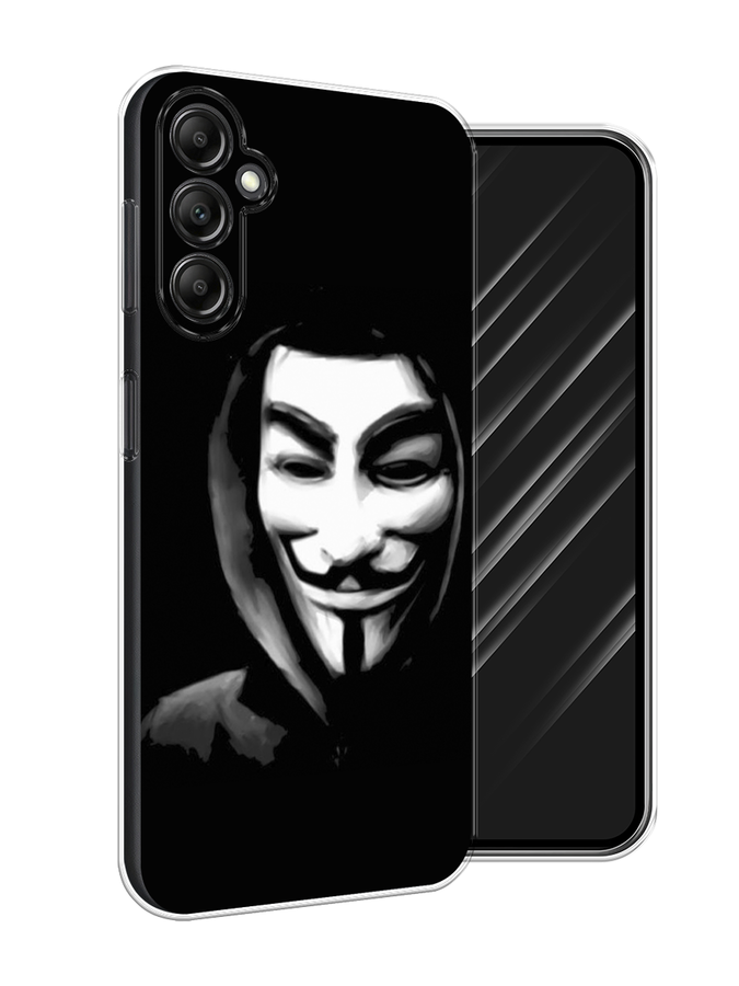 

Чехол Awog на Samsung Galaxy A15 "Анонимус", Черный;серый;белый, 2108950-1