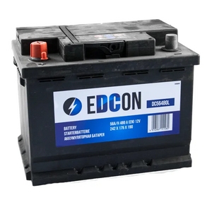 

Аккумулятор Edcon DC56480L 56 Ач 480А прямая полярность