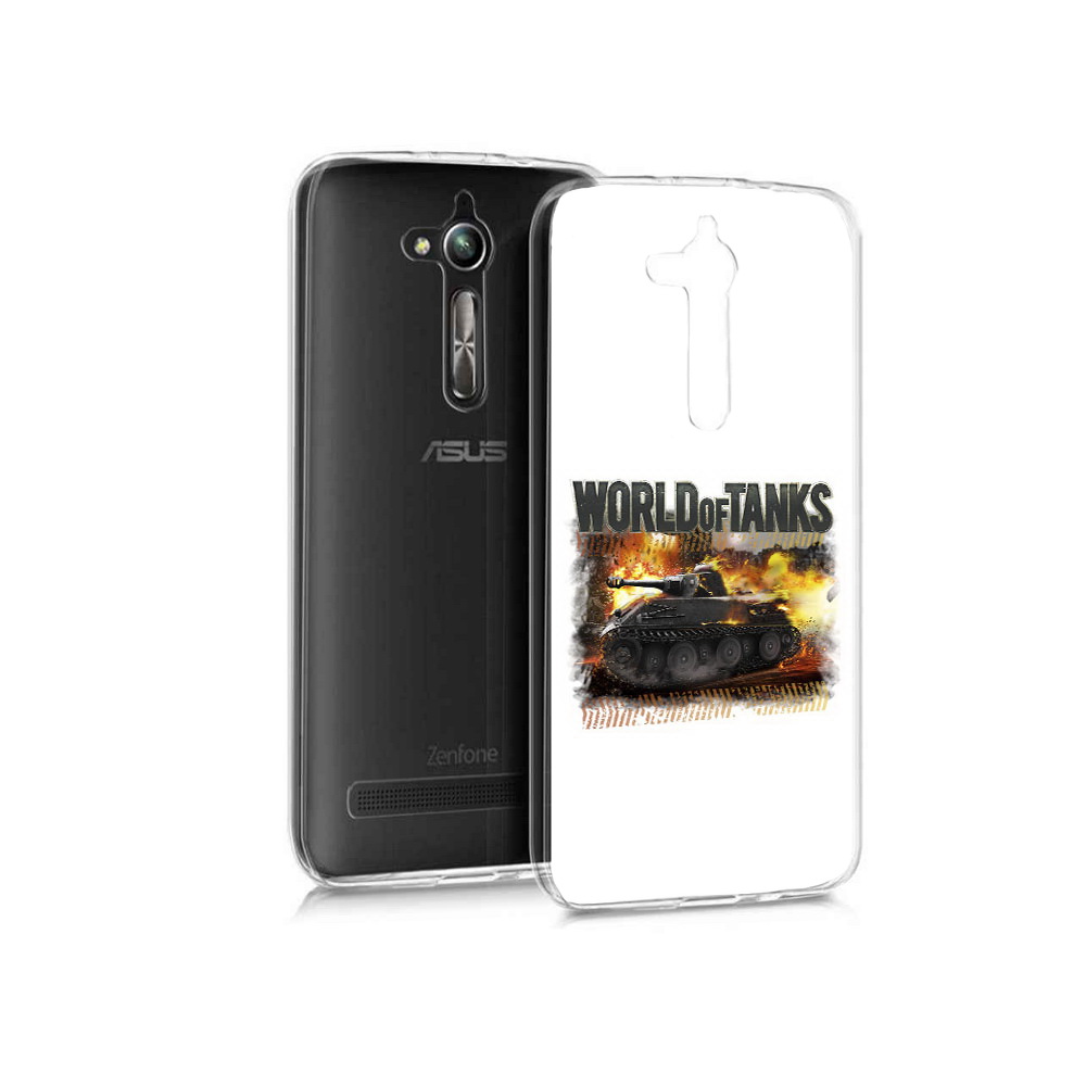 

Чехол MyPads Tocco для Asus ZenFone Go (ZB500KL) Мир танков-2, Прозрачный, Tocco