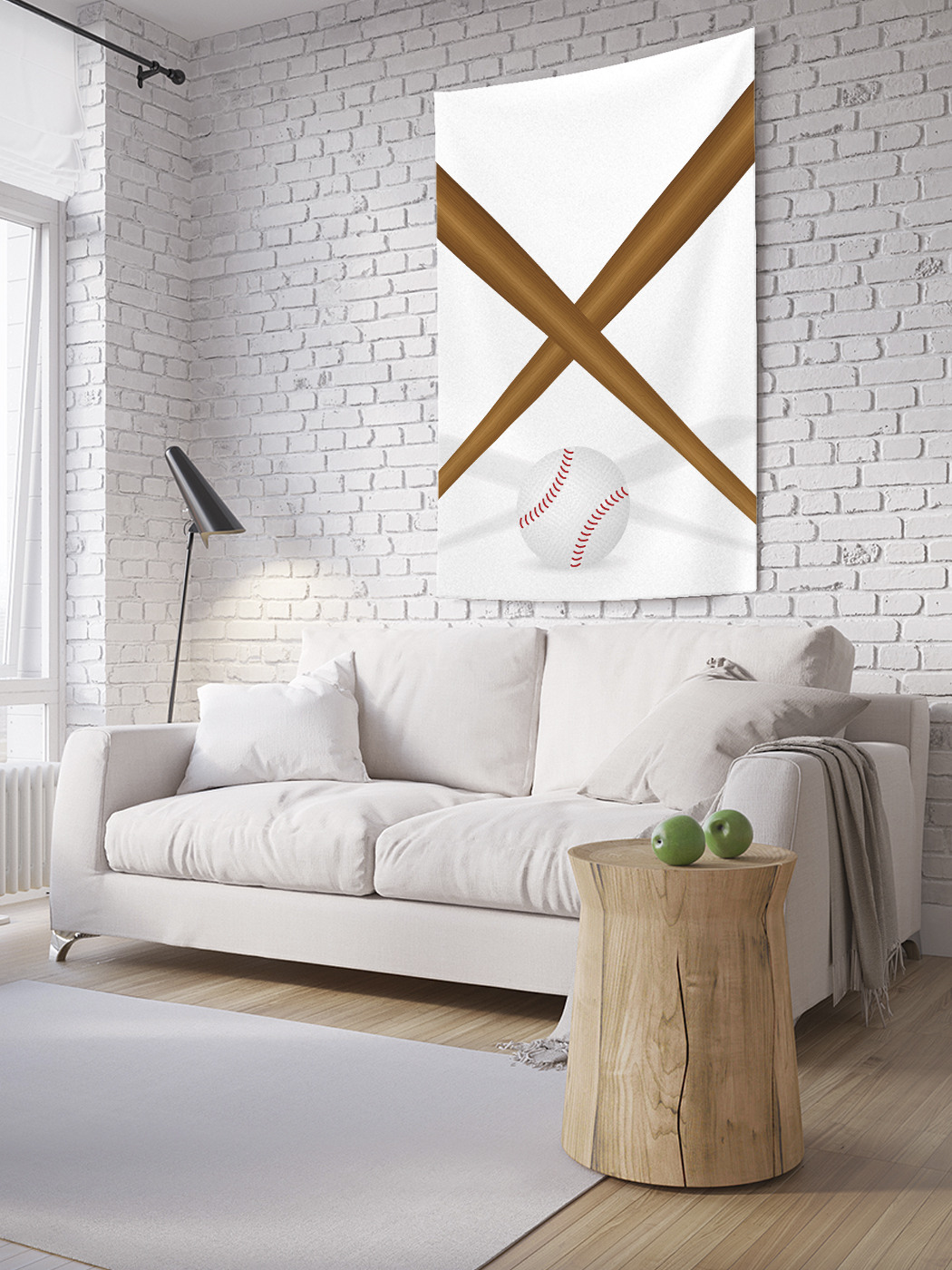 

Вертикальное фотопанно на стену JoyArty Крест из бит 100x150 см, Крест из бит