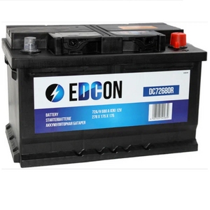 

Аккумулятор Edcon DC72680R 72 Ач 680А низкий обр. пол.