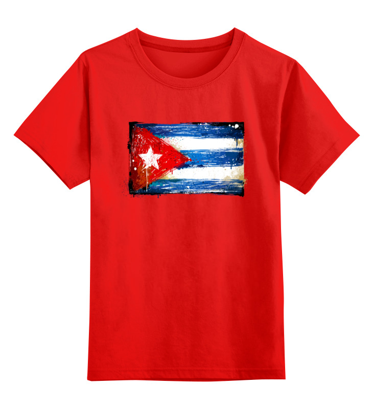 

Детская футболка Printio Cuba цв.красный р.152, 0000003399813