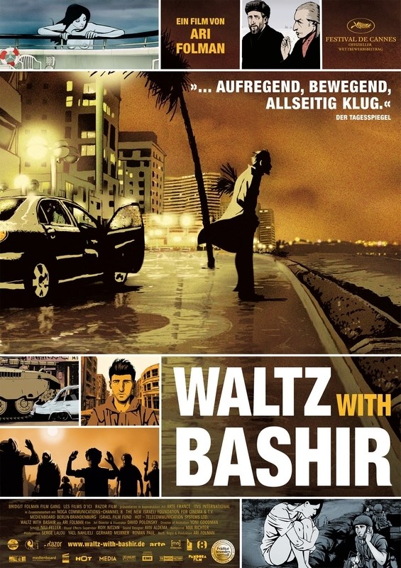 

Постер к мультфильму "Вальс с Баширом" (Vals Im Bashir) A3