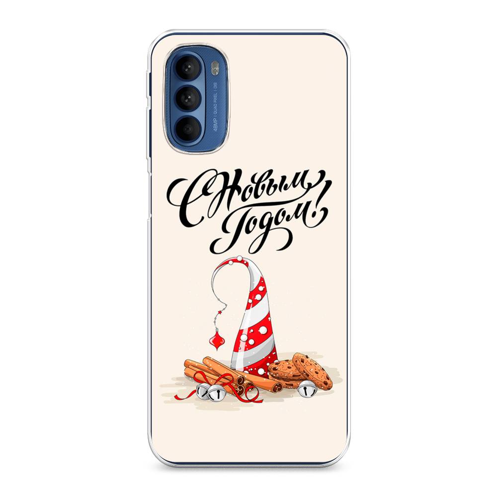 

Чехол на Motorola Moto G31 "Подарки на Новый Год", Бежевый;красный;черный, 242550-5