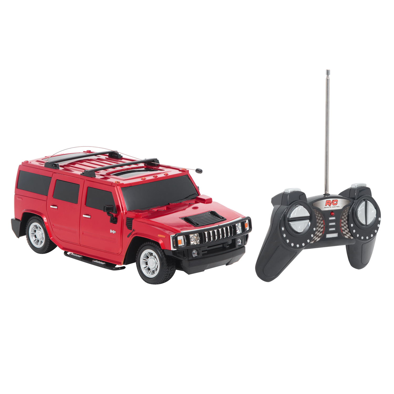 

Машина на радиоуправлении Maxi Car Vip Line Hummer H2 Suv, 1:16, красный
