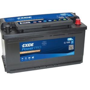 

Аккумулятор Exide Power PRO EJ1000 100 Ач 850А обр. пол.