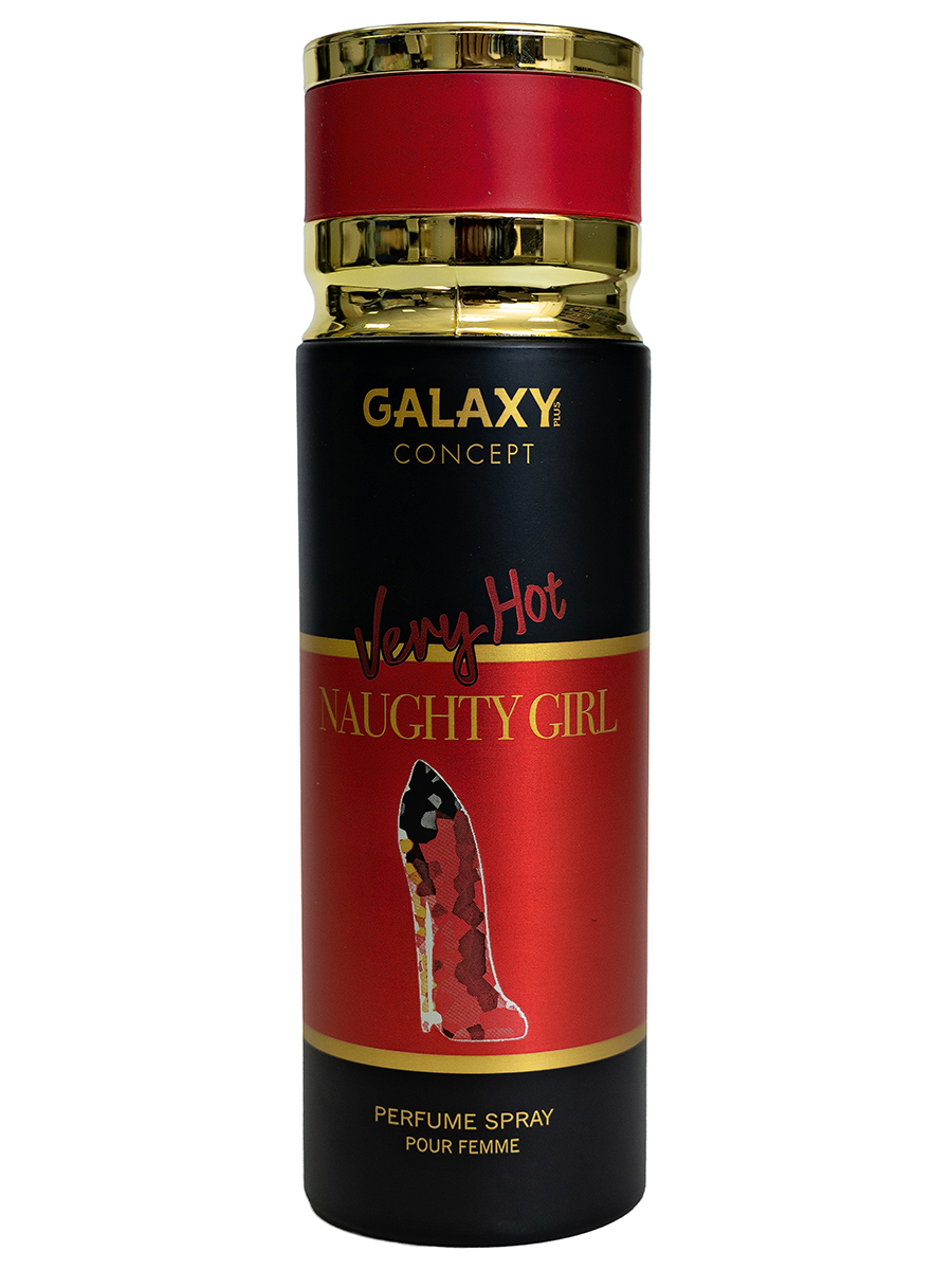 Дезодорант Galaxy Concept Very Hot Naughty Girl парфюмированный женский, 200 мл 7days спрей для тела illuminate me rose girl 180