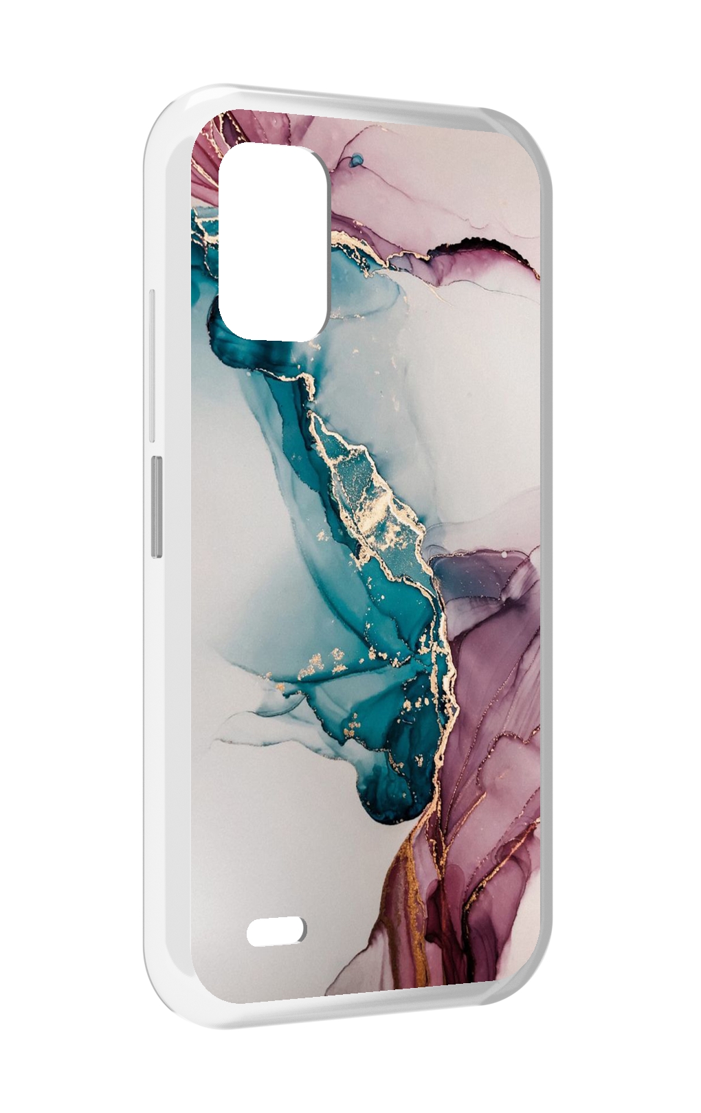 

Чехол MyPads фиолетовый синий краски для UMIDIGI Bison GT2 / GT2 Pro, Прозрачный, Tocco