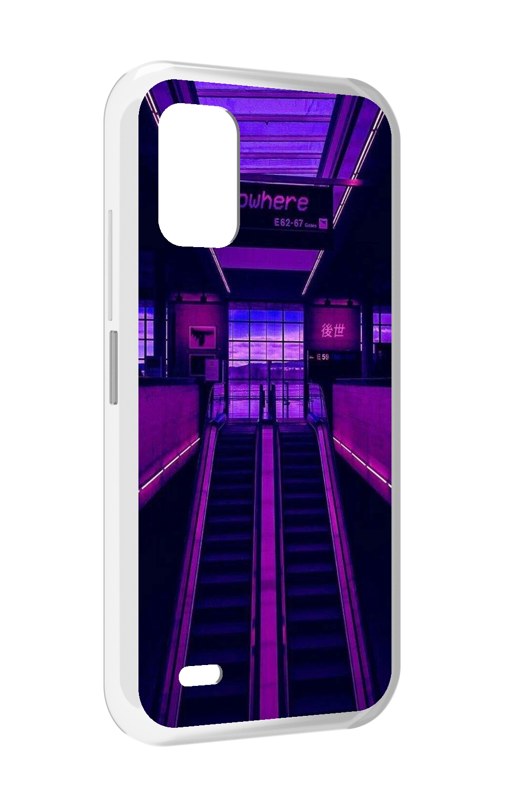 

Чехол MyPads фиолетовый эскалатор для UMIDIGI Bison GT2 / GT2 Pro, Прозрачный, Tocco