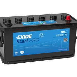 

Аккумулятор Exide Start PRO EG1008 100 Ач 680А обр. пол.