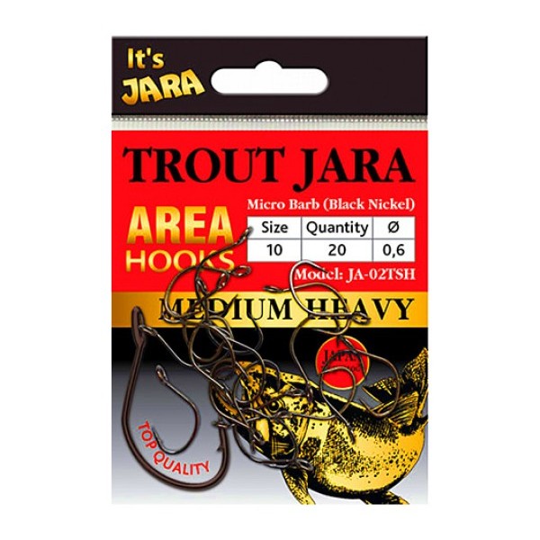 Крючки джиговые Jara Baits TROUT JARA AREA Hooks # 10 (20шт)