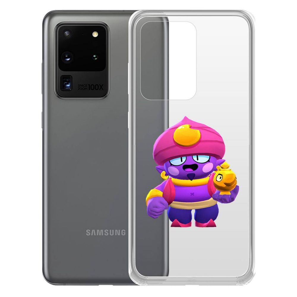 

Чехол-накладка Brawl Stars-Джин для Samsung Galaxy S20 Ultra (G988)