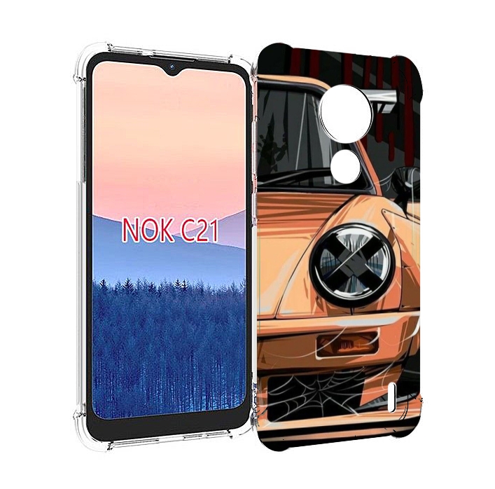 

Чехол MyPads Порш мужской для Nokia C21, Прозрачный, Tocco