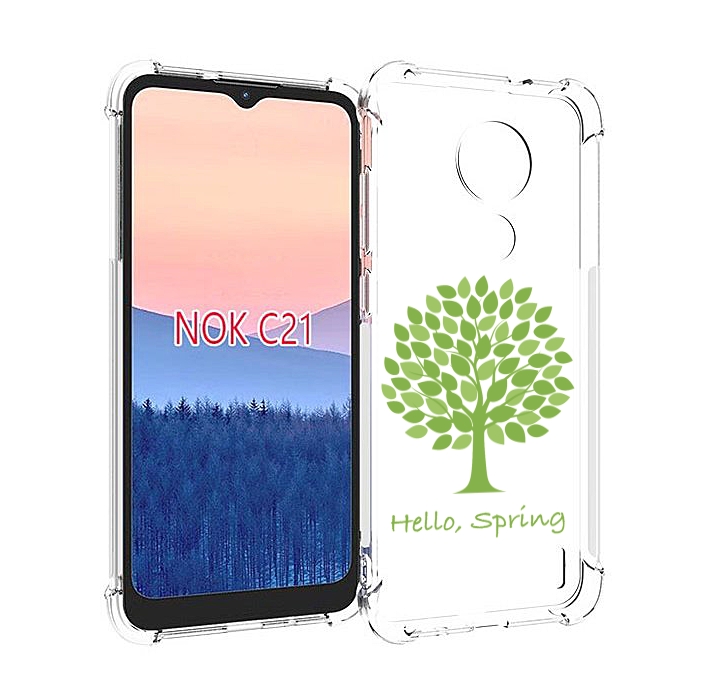 

Чехол MyPads Привет-весна для Nokia C21, Прозрачный, Tocco