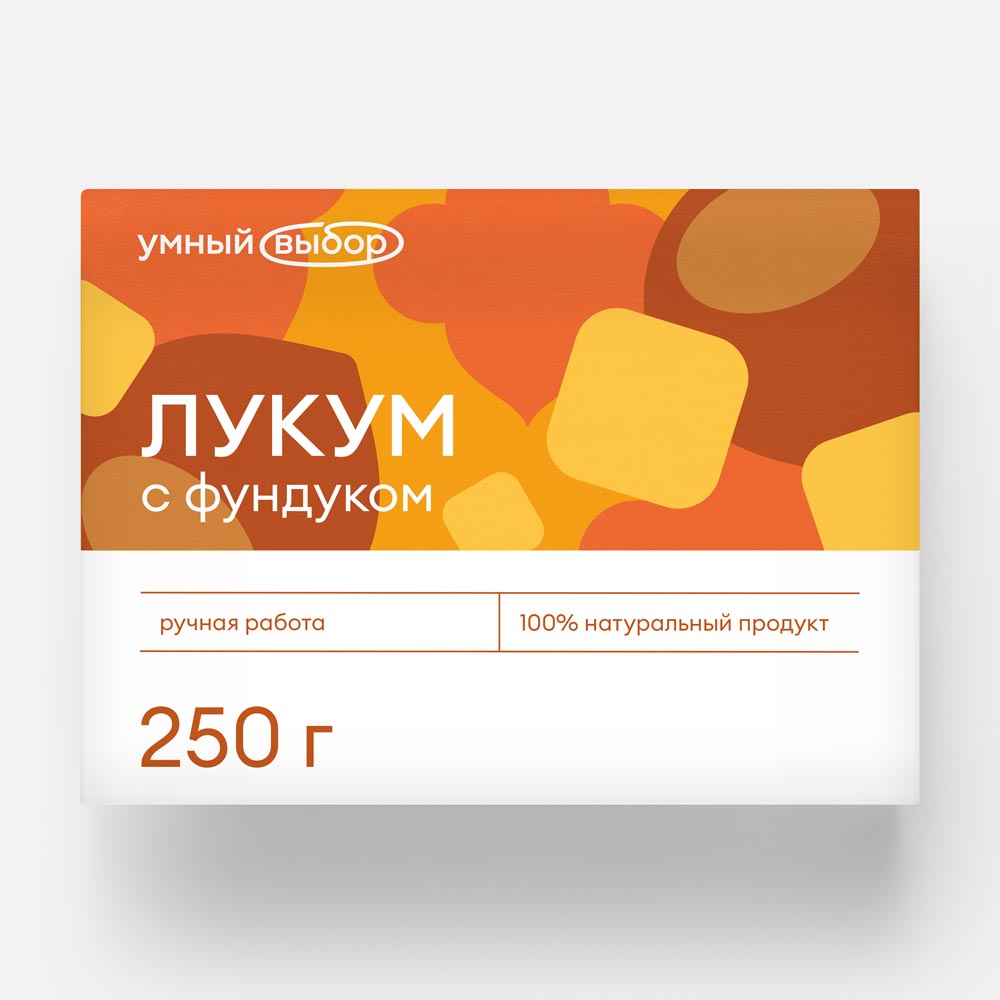 

Лукум Умный выбор с фундуком, 250 г