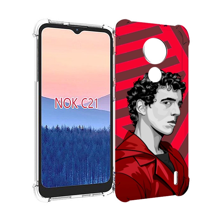 

Чехол MyPads Рио-бумажный-дом для Nokia C21, Прозрачный, Tocco