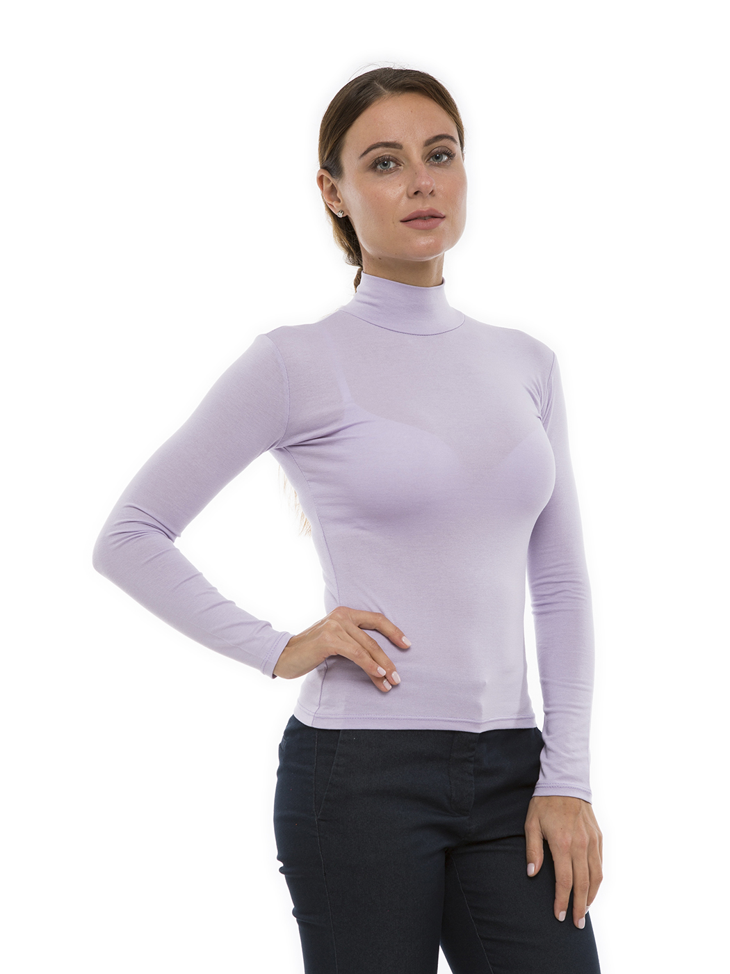 

Водолазка женская Magic Lady cl0001_c39 фиолетовая 48-50 RU, Фиолетовый, cl0001_c39