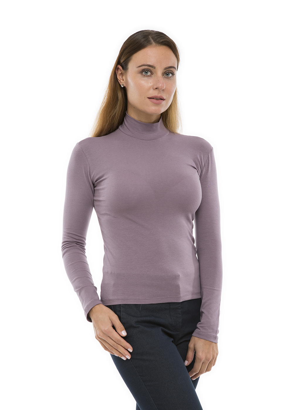 

Водолазка женская Magic Lady cl0001_c43 серая 48-50 RU, Фиолетовый, cl0001_c43