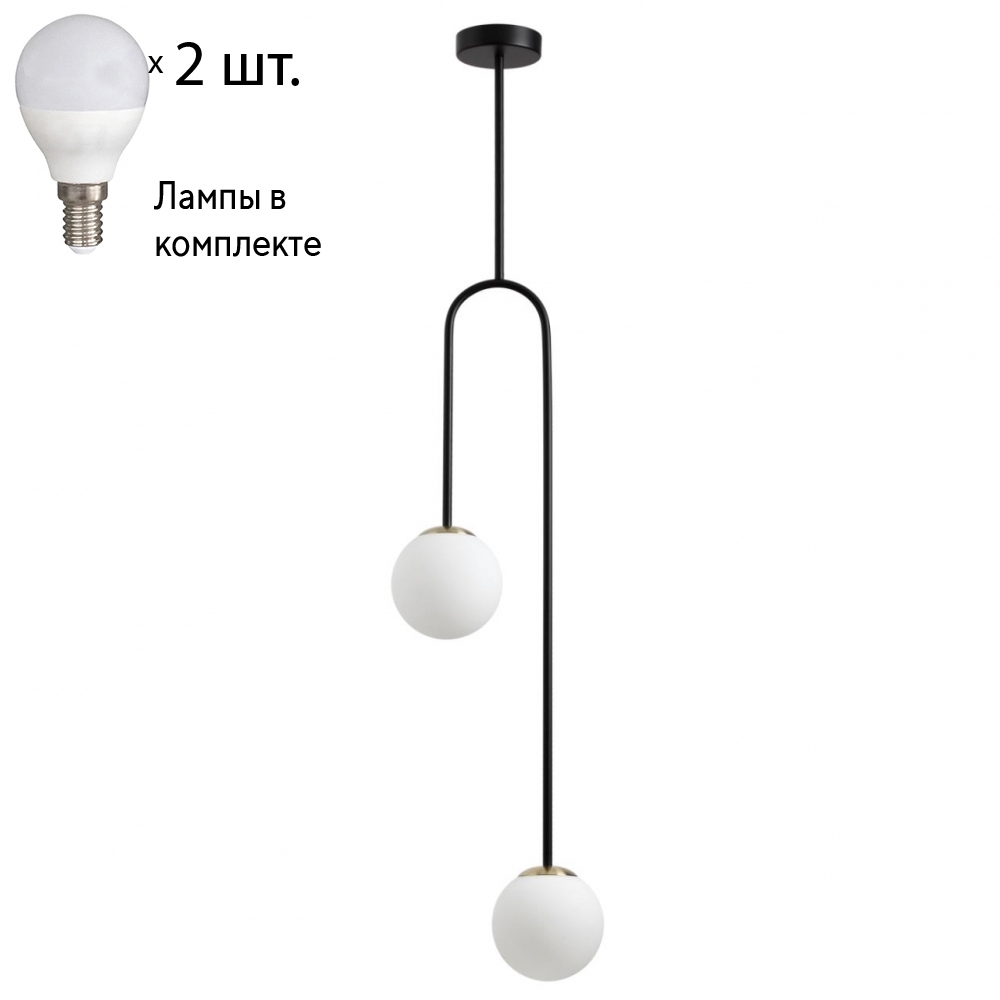 

Потолочный светильник с лампочками Odeon Light Ambi 4340/2+Lamps E14 P45